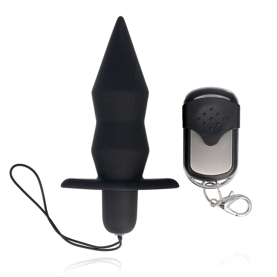 SPIRIT ANAL PLUG MED FJERNBETJENING SORT