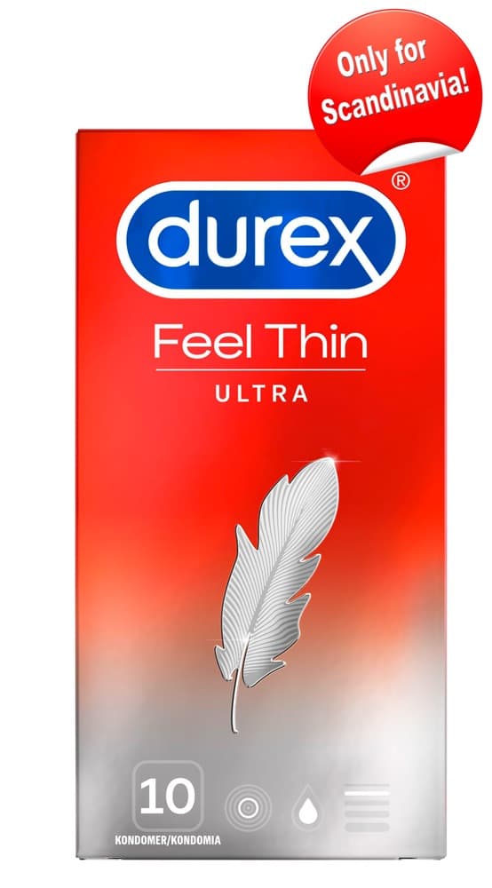 DUREX FEEL ULTRA THIN 10 STK - Nautii.dk