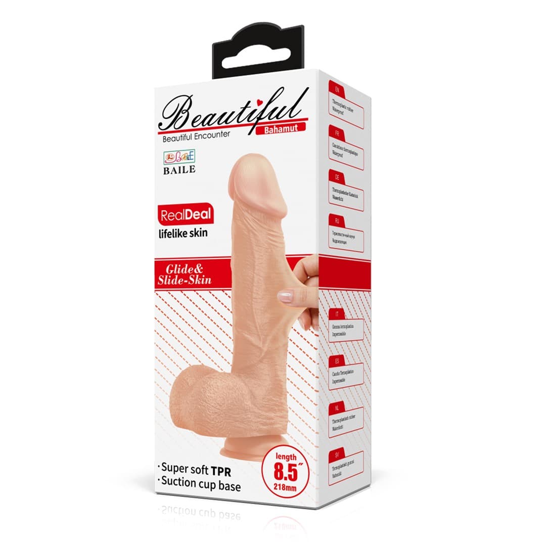 BAILE DILDO BEAUTIFUL BAHAMUT 22CM - Nautii.dk