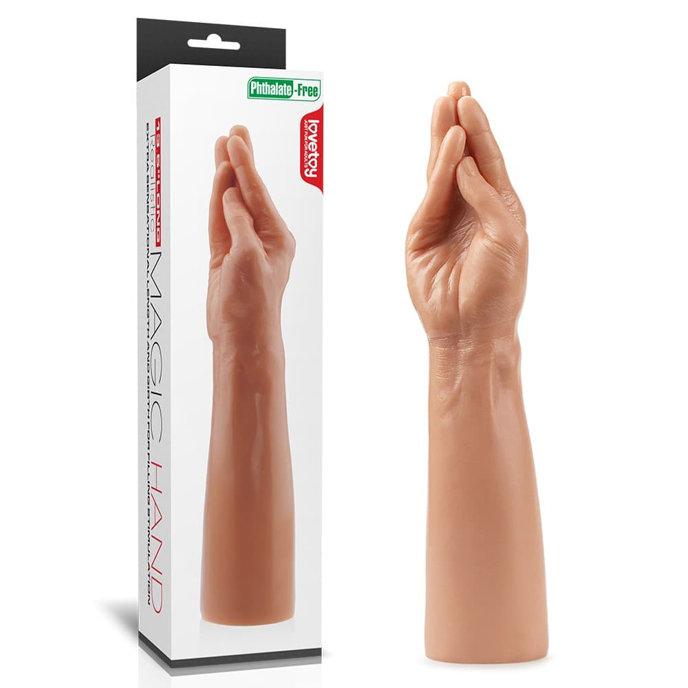 LOVETOY KING SIZED REALISTIC MAGIC HAND 36CM - Nautii.dk