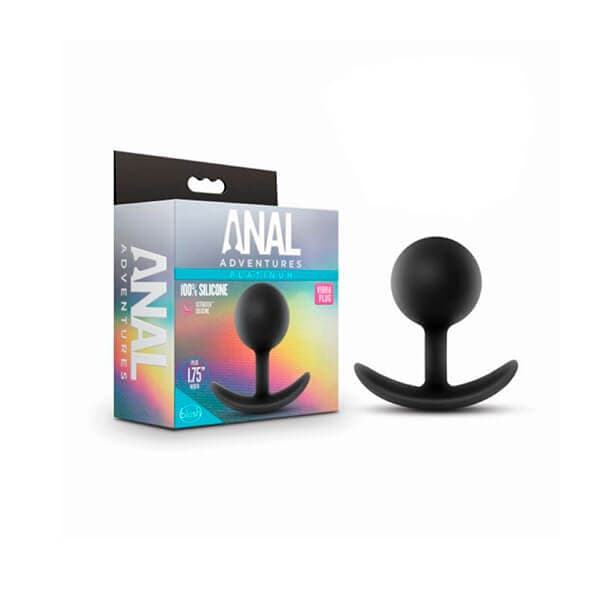 ANAL ADVENTURES - SILIKONE VIBRA BUTT PLUG - Nautii.dk