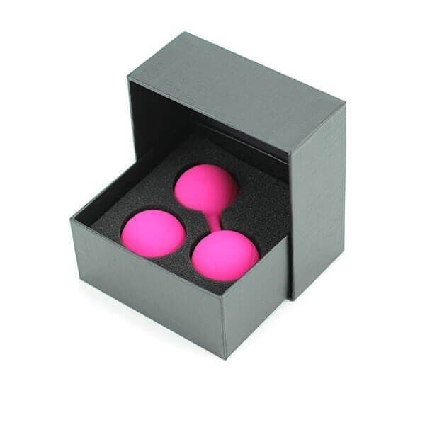 DELIGHT - BÆKKENBUNDSKUGLESÆT 2 STK PINK
