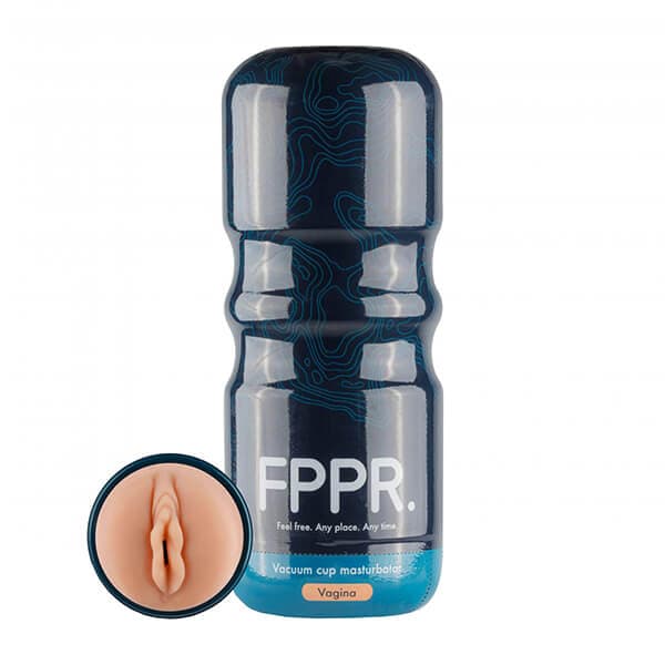 FPPR - VAGINA VACUUM CUP MASTUBATOR MOCHA - Nautii.dk