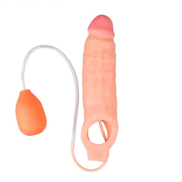 SIZE MATTERS - REALISTISK SPRØJTE PENIS SLEEVE - Nautii.dk