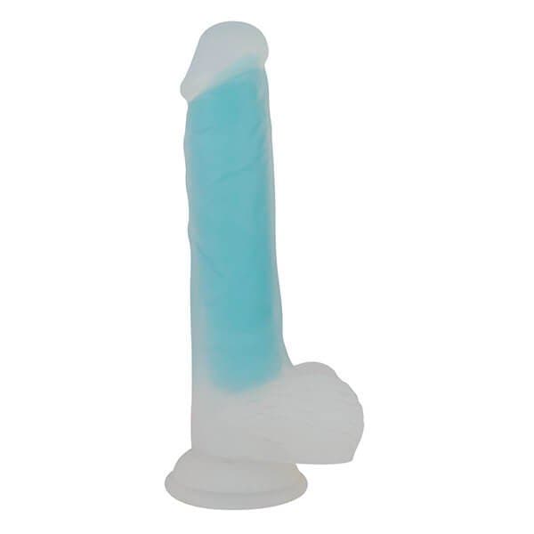 YOU2TOYS - SELVLYSENDE REALISTISK DILDO 21CM - Nautii.dk