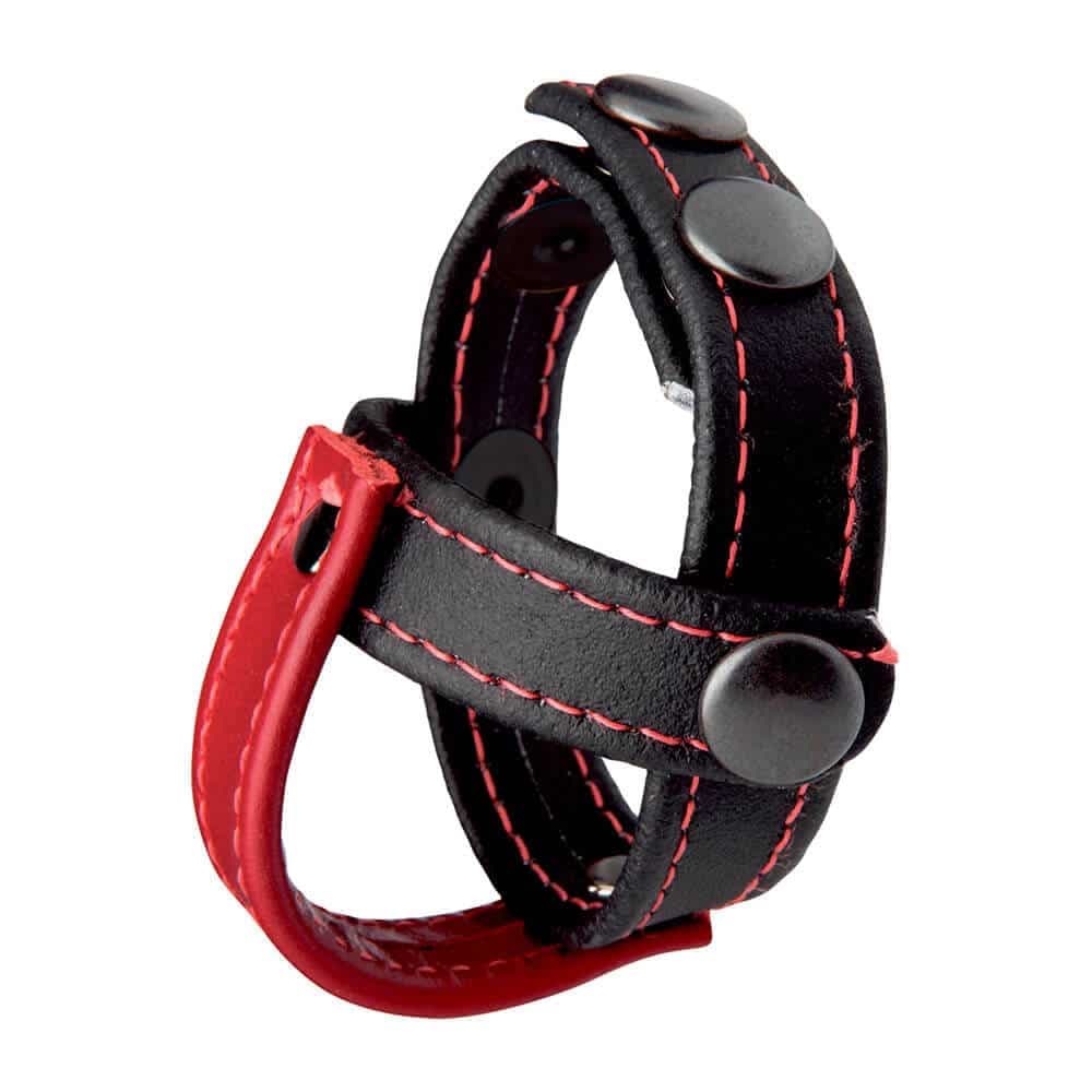 Doc Johnson Læder Penisring - Private Play