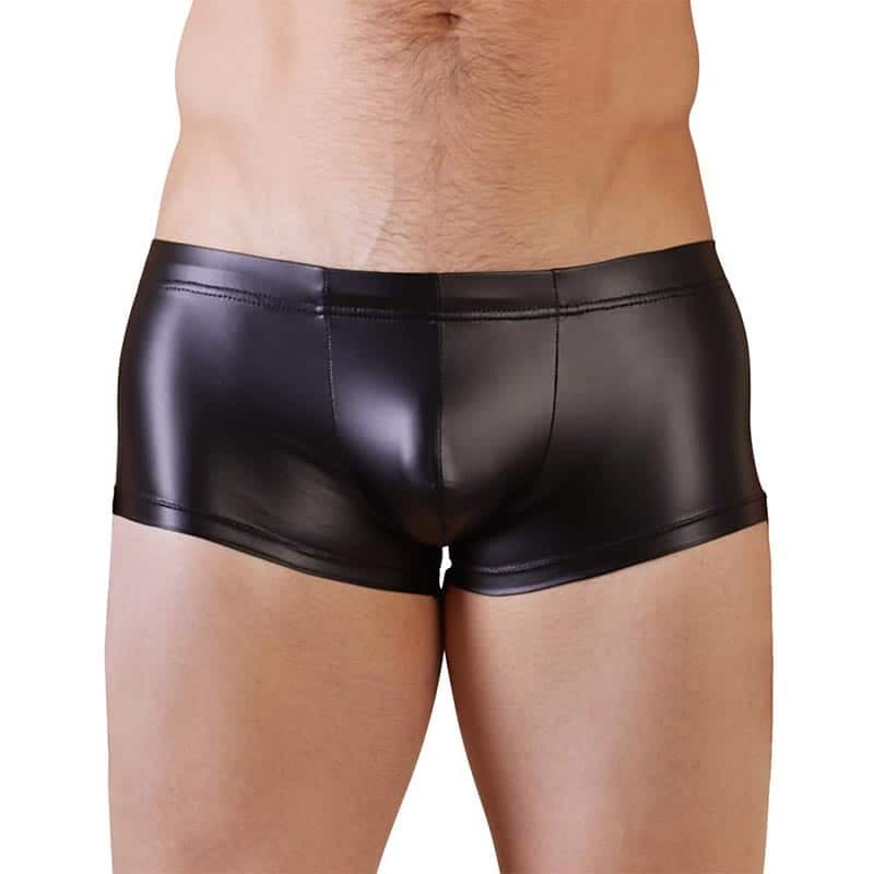 NEK John Mat Wetlook Boksershorts Sort - XXL - Private Play