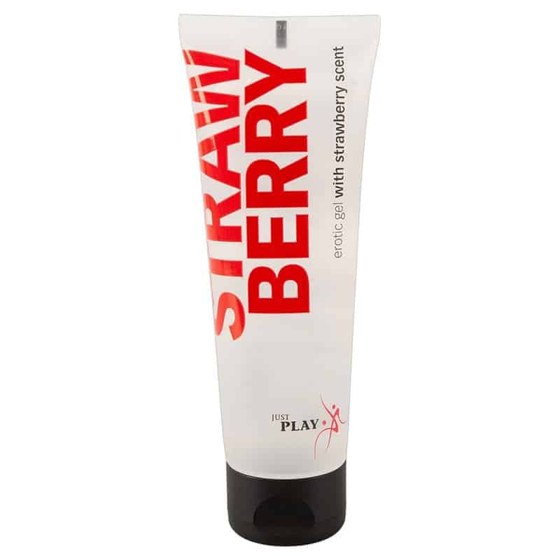 Just Play Strawberry Massage Gel 80 ml - Private Play