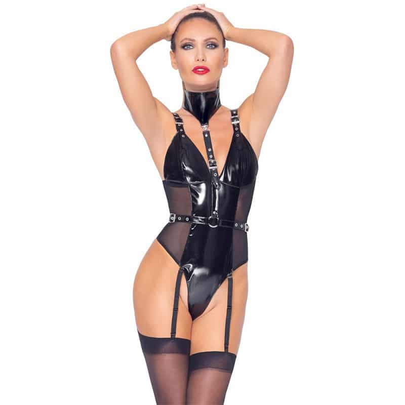 Black Level Masha Lak Bodystocking Sort - S - Private Play