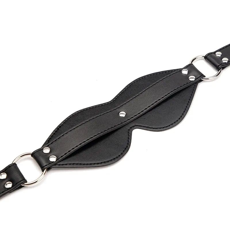Bound Læder Blindfold Sort - Private Play