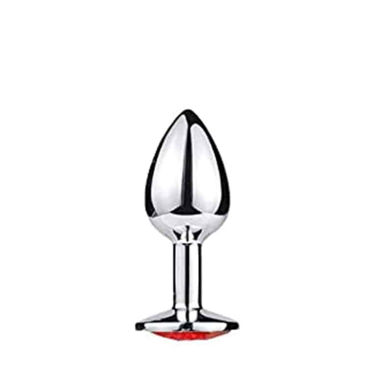 Celestials Metal Buttplug Small Rød - Private Play