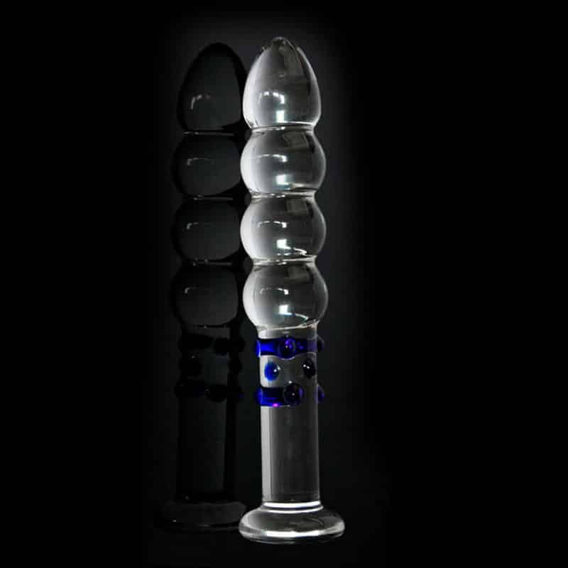 Celestials Beaded Glas Dildo - Private Play