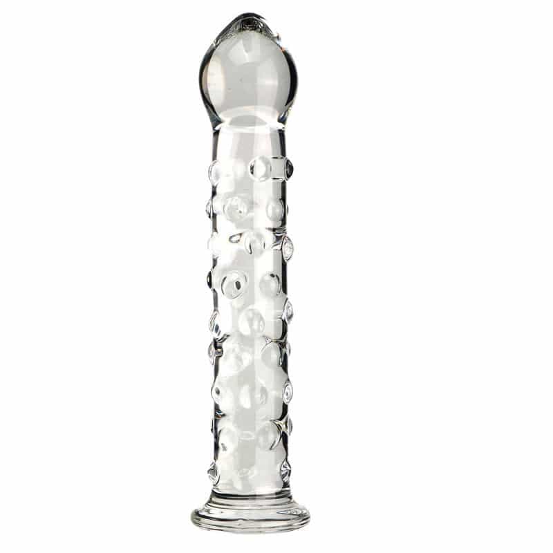 Celestials Nubby Glas Dildo - Private Play