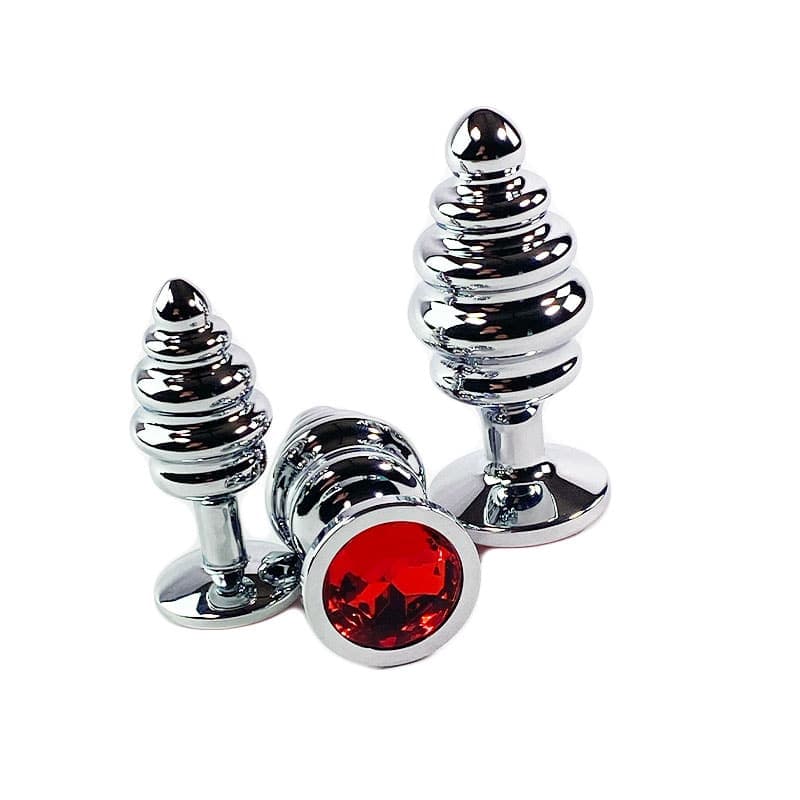 Celestials Ribbet Metal Buttplug Sæt - Private Play