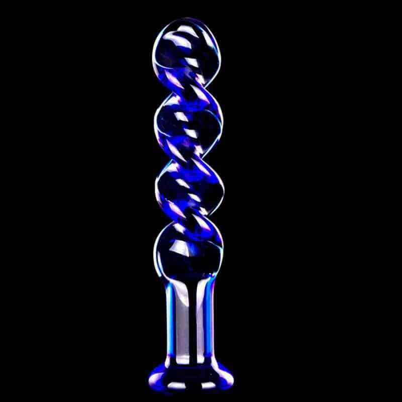 Celestials Twisted Glas Dildo - Private Play
