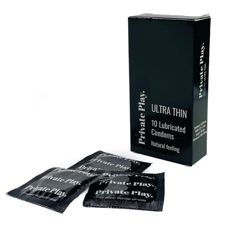 Private Play Tynde Kondomer 10 stk - Private Play