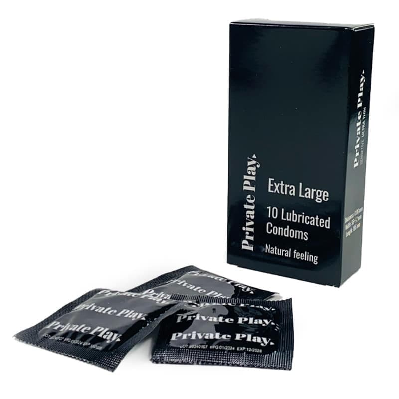 Private Play Extra Large Kondomer 10 stk - Private Play