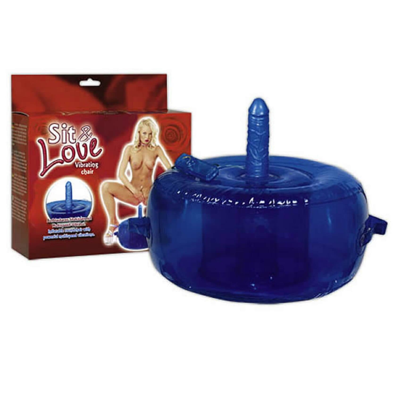 Sit and Love - Oppustelig Pude med Vibrator - SMRS.dk