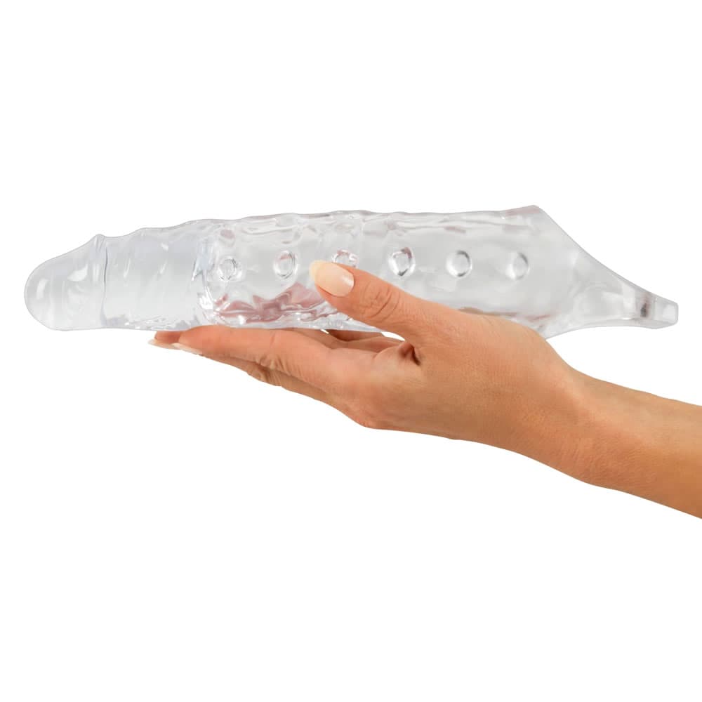 Crystal Skin Penishylster med Testikelring - SMRS.dk