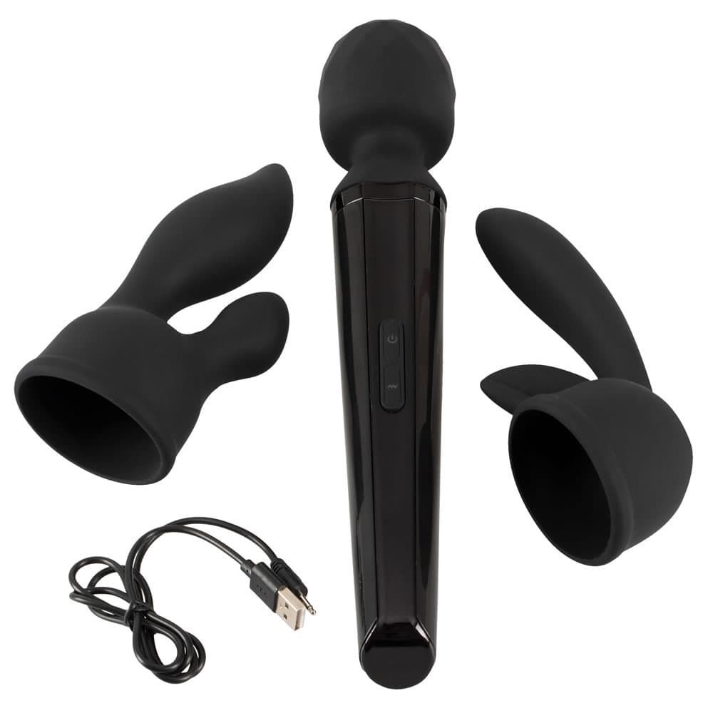 Wand Vibrator og Massagestav med Tilbehør - SMRS.dk