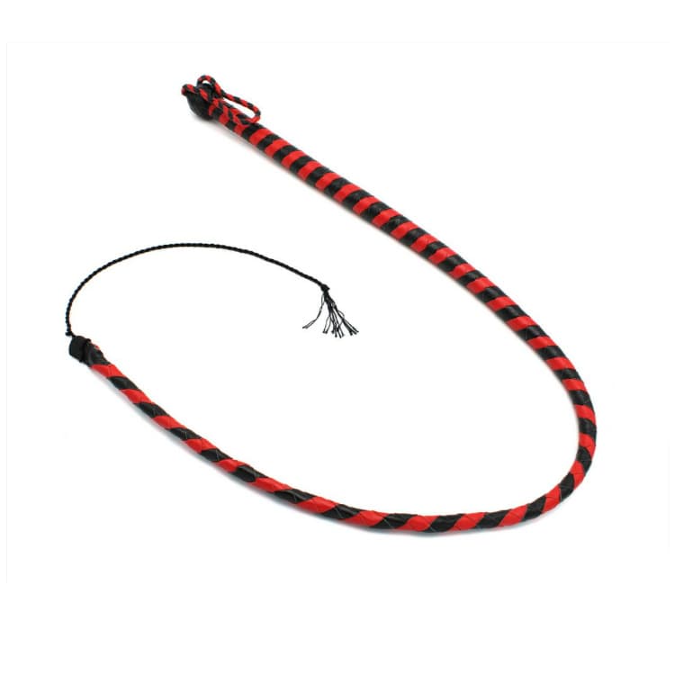 Leather Tail Black & Red 120 cm - SMRS.dk