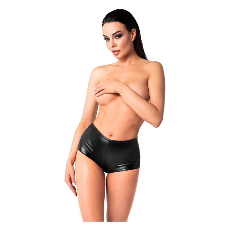 Noir Wetlook Hotpants Orgia Mysteria - SMRS.dk