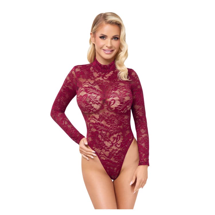 Blonde Body i Bordeaux med Lange Ærmer - SMRS.dk