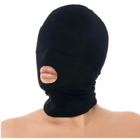 Sort Maske med Åben Mund - SMRS.dk