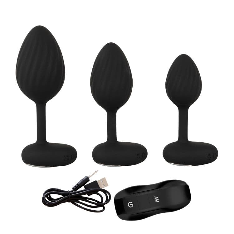 RC Butt Plug Sæt med Vibration - SMRS.dk