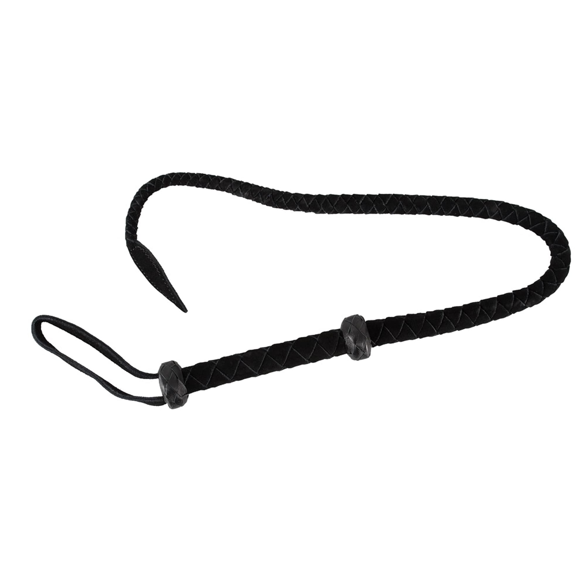 Zado Leather Whip Black 90cm - Mshop.dk