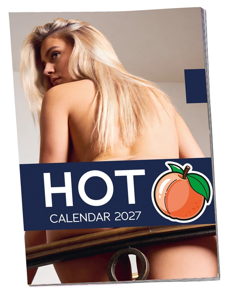 Pin-up-kalender "Hot Ass 2027" i farver og i stort format - ORION Erotik Shop