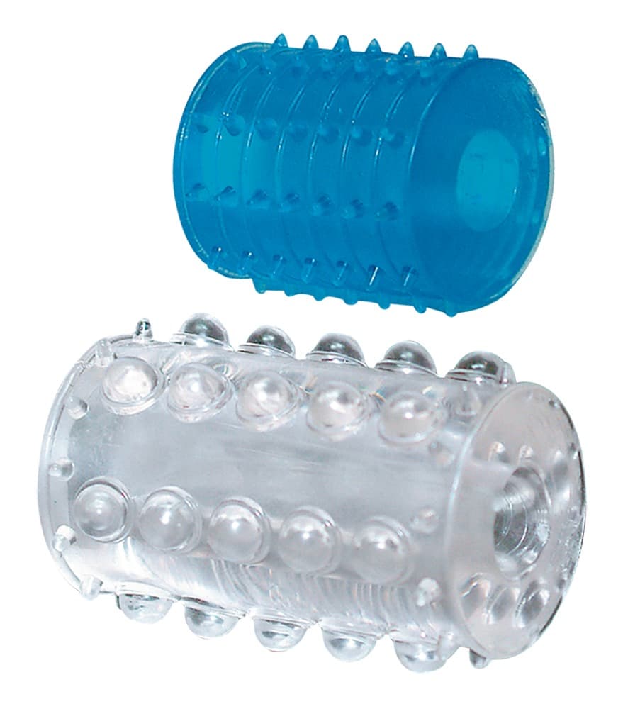 Penisringe "XL" med nubre, 2 stk., ekstra brede - ORION Erotik Shop