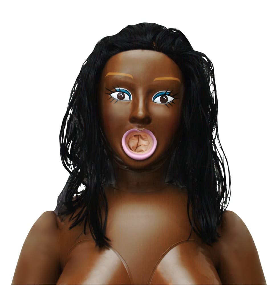 Sexdukke "Tyra" med 3D-ansigt og langt hår - ORION Erotik Shop