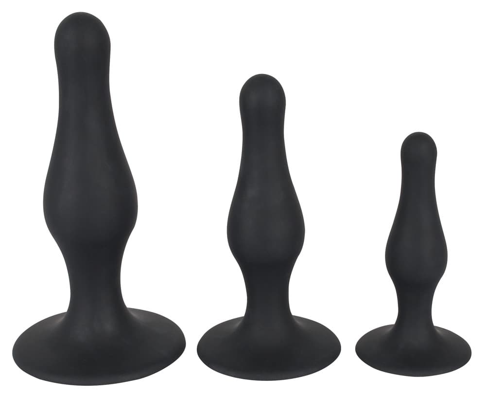 Analplug sæt 3 stk. - ORION Erotik Shop