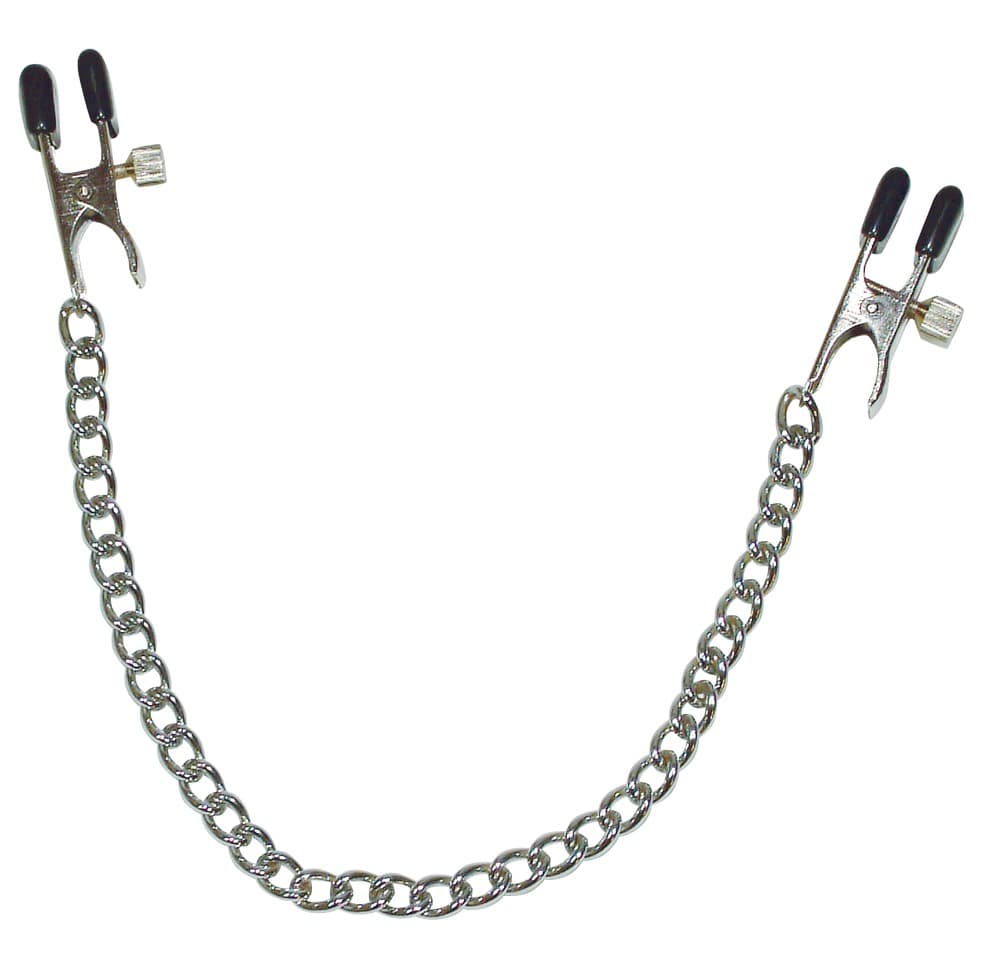 Nipple Clamps with Metal Chain - ORION Erotik Shop