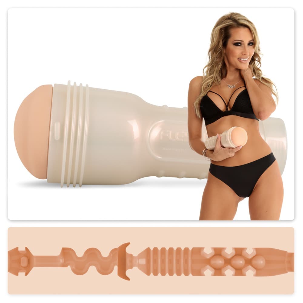 Masturbator "Jessica Drake",med riflet-noppet Heavenly-lystkanal - ORION Erotik Shop