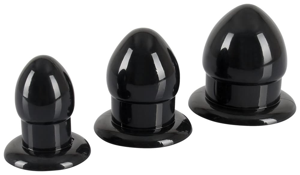 3-delt analplugset "Anal Stretching Plug Kit"