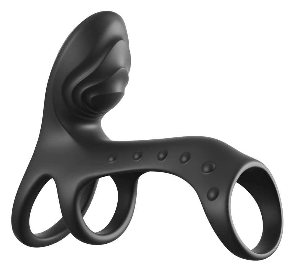Penishylster "Ultimate Couples Cage Pro" med dobbelt vibration - ORION Erotik Shop