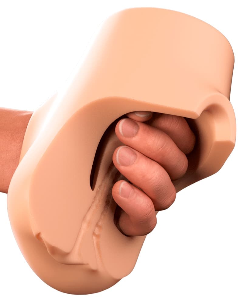 Masturbator "Double Pounder Vibrating" med vagina- og anusåbning - ORION Erotik Shop