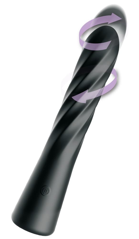 Analvibrator "Twist Ecstasy" i intensivt spiraldesign - ORION Erotik Shop