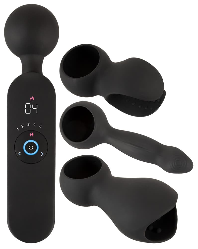 wand vibrator with 3 Attachments - ORION Erotik Shop