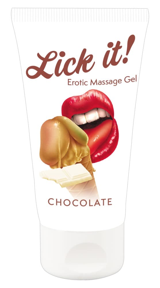 Gel Erotic Massage Gel Chocolate med chokolade aroma - ORION Erotik Shop