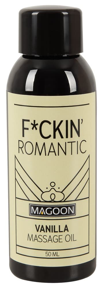Massageolie "F*cking Romantic Vanilla" med naturlig duft - ORION Erotik Shop