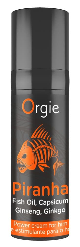 Peniscreme "Piranha" til stærke erektioner