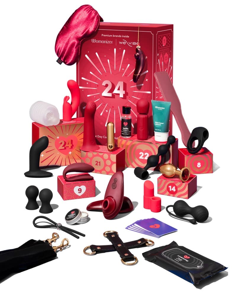 Erotisk julekalender "Couples" inklusive Womanizer Liberty og We-Vibe Sync Lite - ORION Erotik Shop