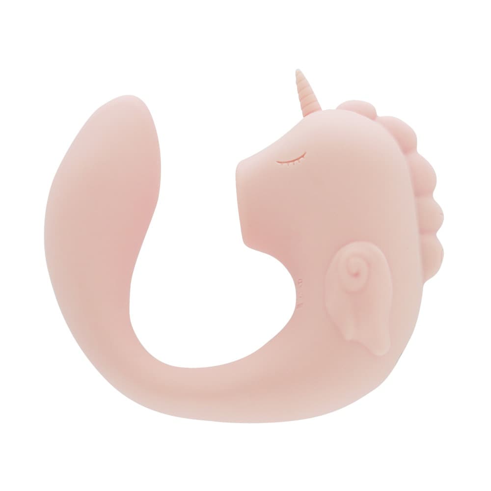 Vibrator "C-Horse Coral Throb" med klitorisstimulator - ORION Erotik Shop