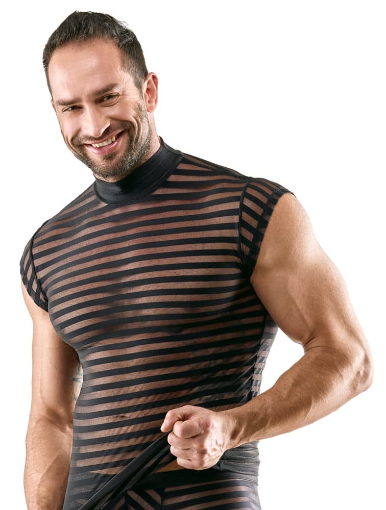 i et transparent stribet look - ORION Erotik Shop