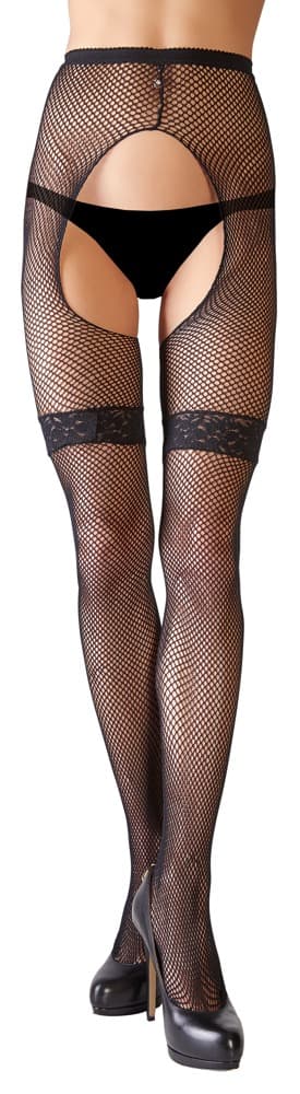 Strømpebukser med strømpebånd - ORION Erotik Shop