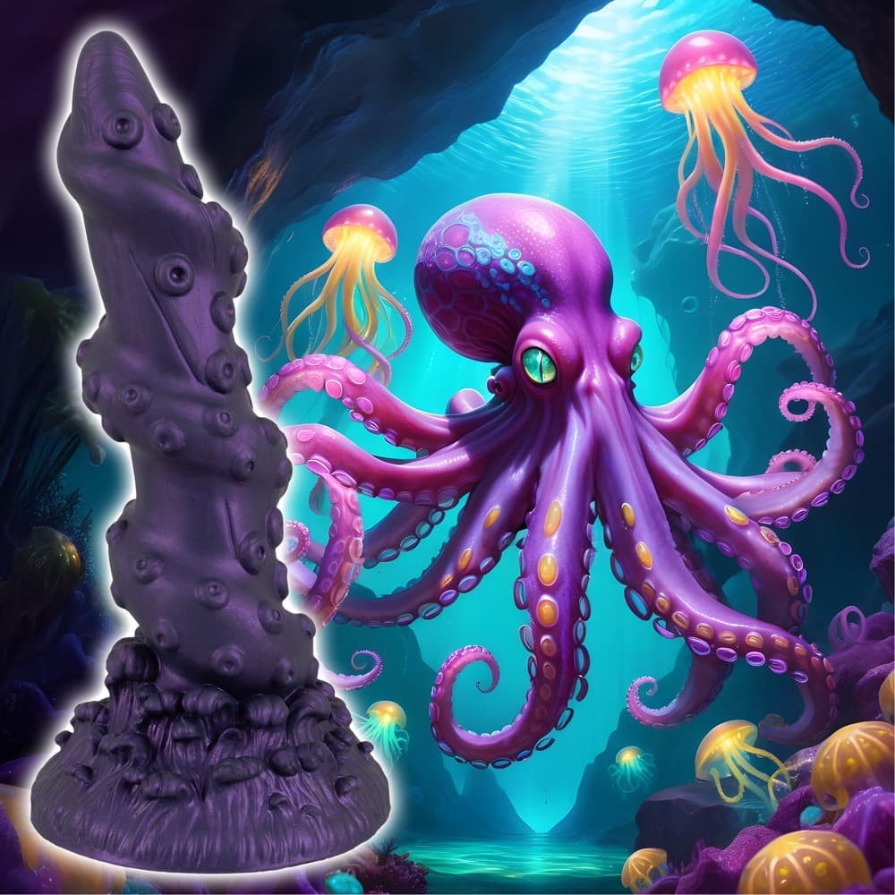 Dildo "Octopus Prime" med sugekop - ORION Erotik Shop