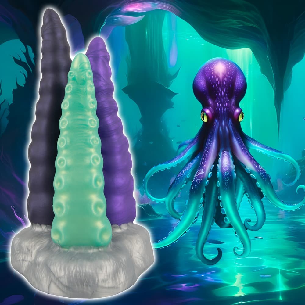 Dildo "Triple Tentacle", individuelt bevægelige - ORION Erotik Shop